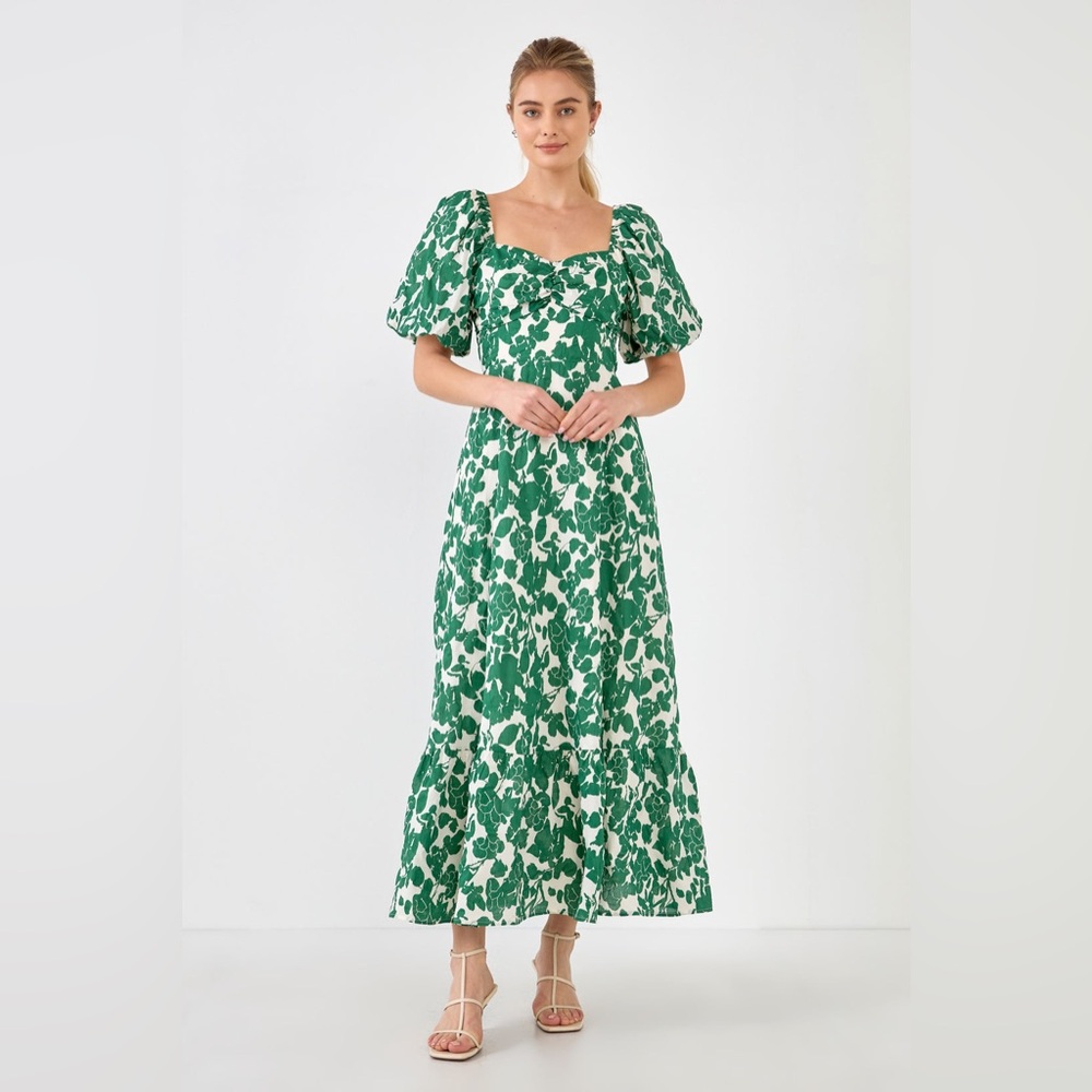 Free The Roses FLORAL PRINT MAXI DRESS - Picture 8 of 9
